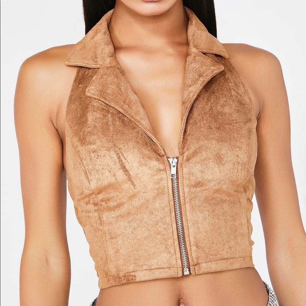 Dirt’ Ridin Moto Vest Wild Honey Dolls Kill